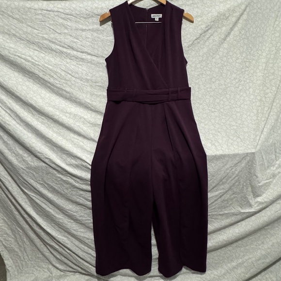 woman purple jumpsuit dress brand shelby & palmer size 16 - Picture 8 of 10